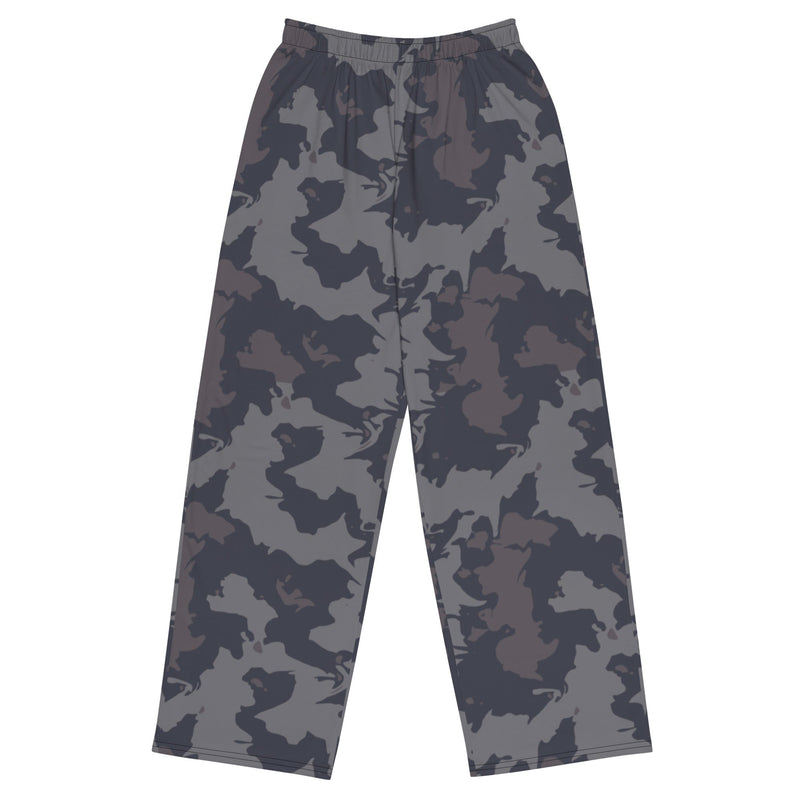 Urban Slate CAMO Unisex Wide-Leg Leisure Pants - 2XS - Pant