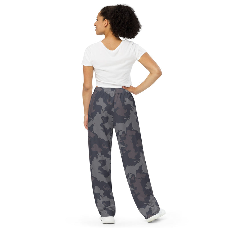 Urban Slate CAMO Unisex Wide-Leg Leisure Pants - Pant