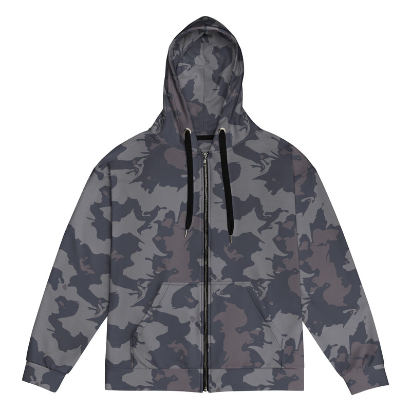 Urban Slate CAMO Unisex Zip Hoodie - 2XS