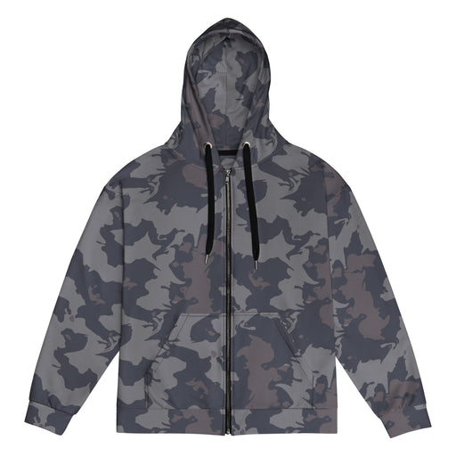 Urban Slate CAMO Unisex Zip Hoodie - 2XS