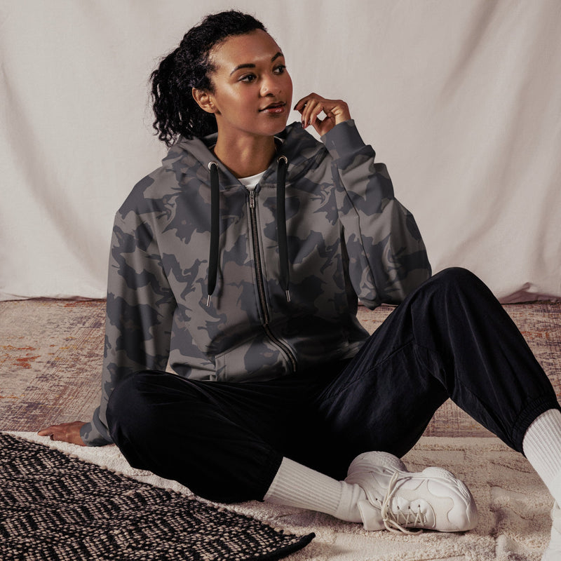 Urban Slate CAMO Unisex Zip Hoodie
