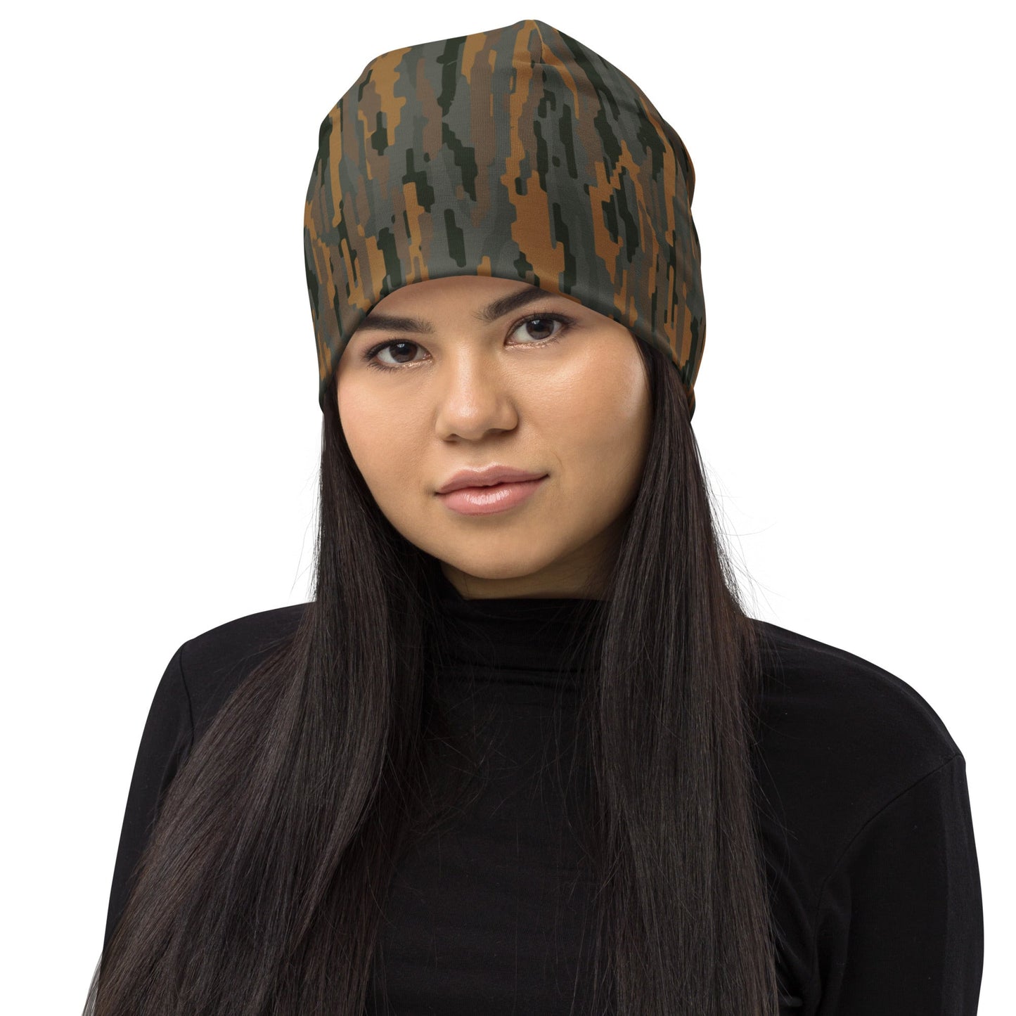 Modern Warfare Urban Vertical Rusty Bark CAMO Beanie