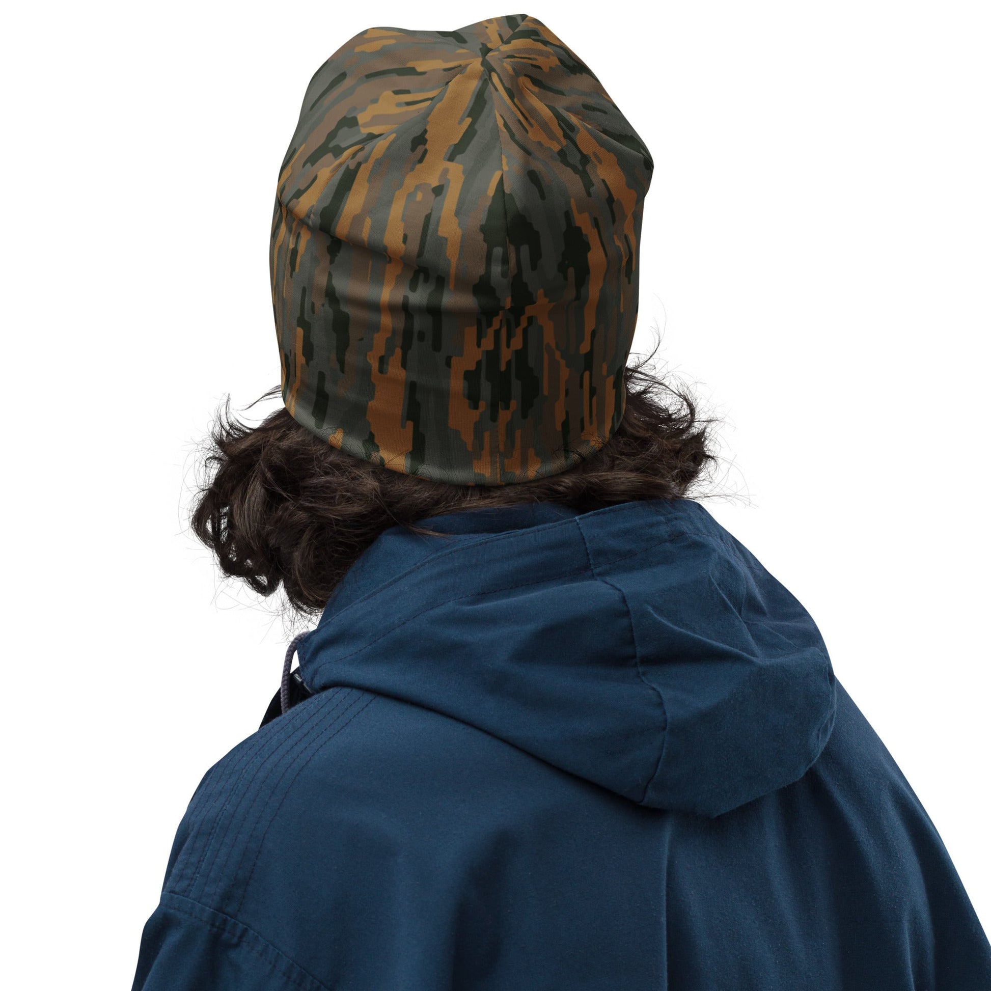 Modern Warfare Urban Vertical Rusty Bark CAMO Beanie