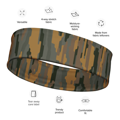Modern Warfare Urban Vertical Rusty Bark CAMO Headband - M