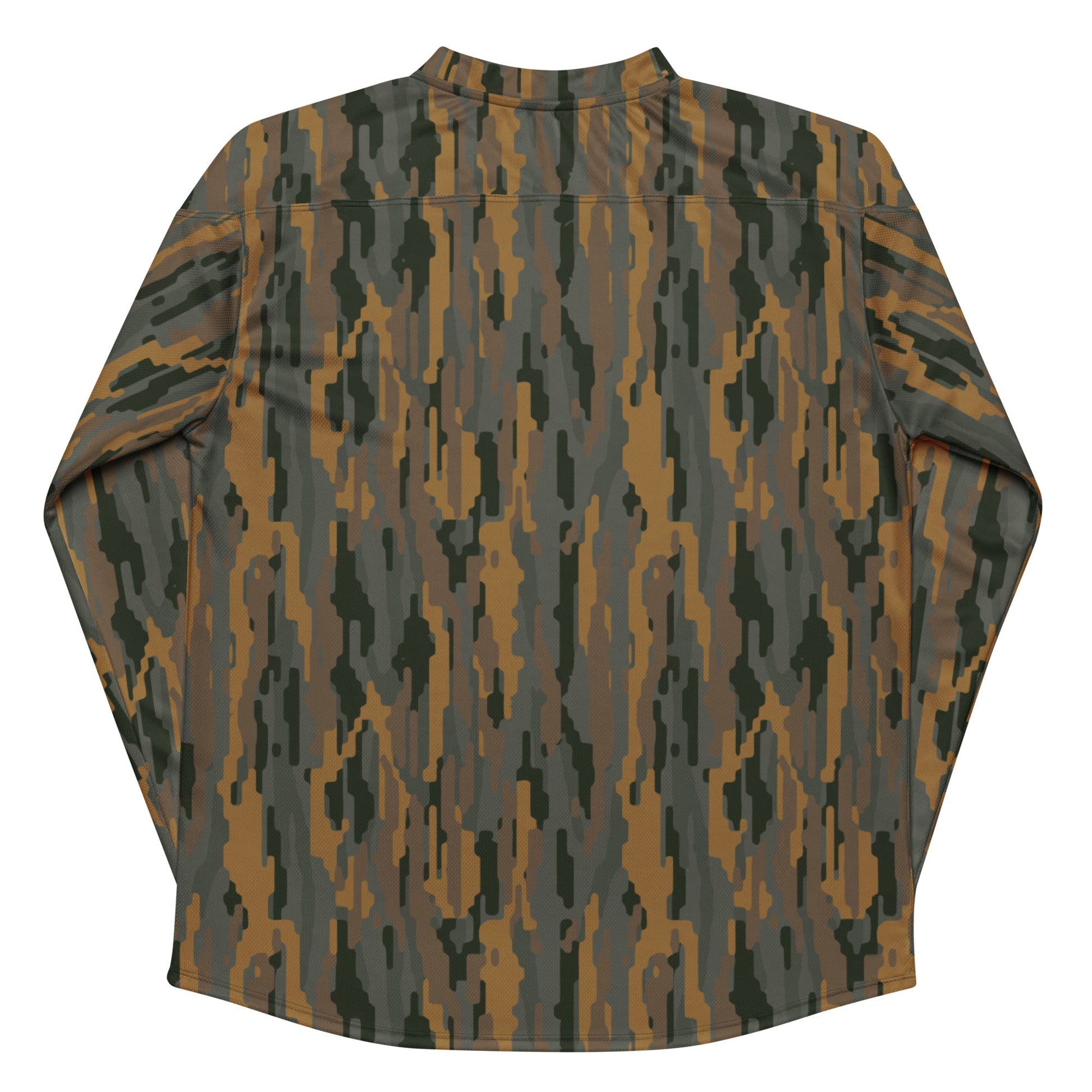 Modern Warfare Urban Vertical Rusty Bark CAMO Unisex Hockey Fan Jersey