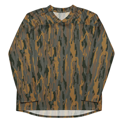 Modern Warfare Urban Vertical Rusty Bark CAMO Unisex Hockey Fan Jersey