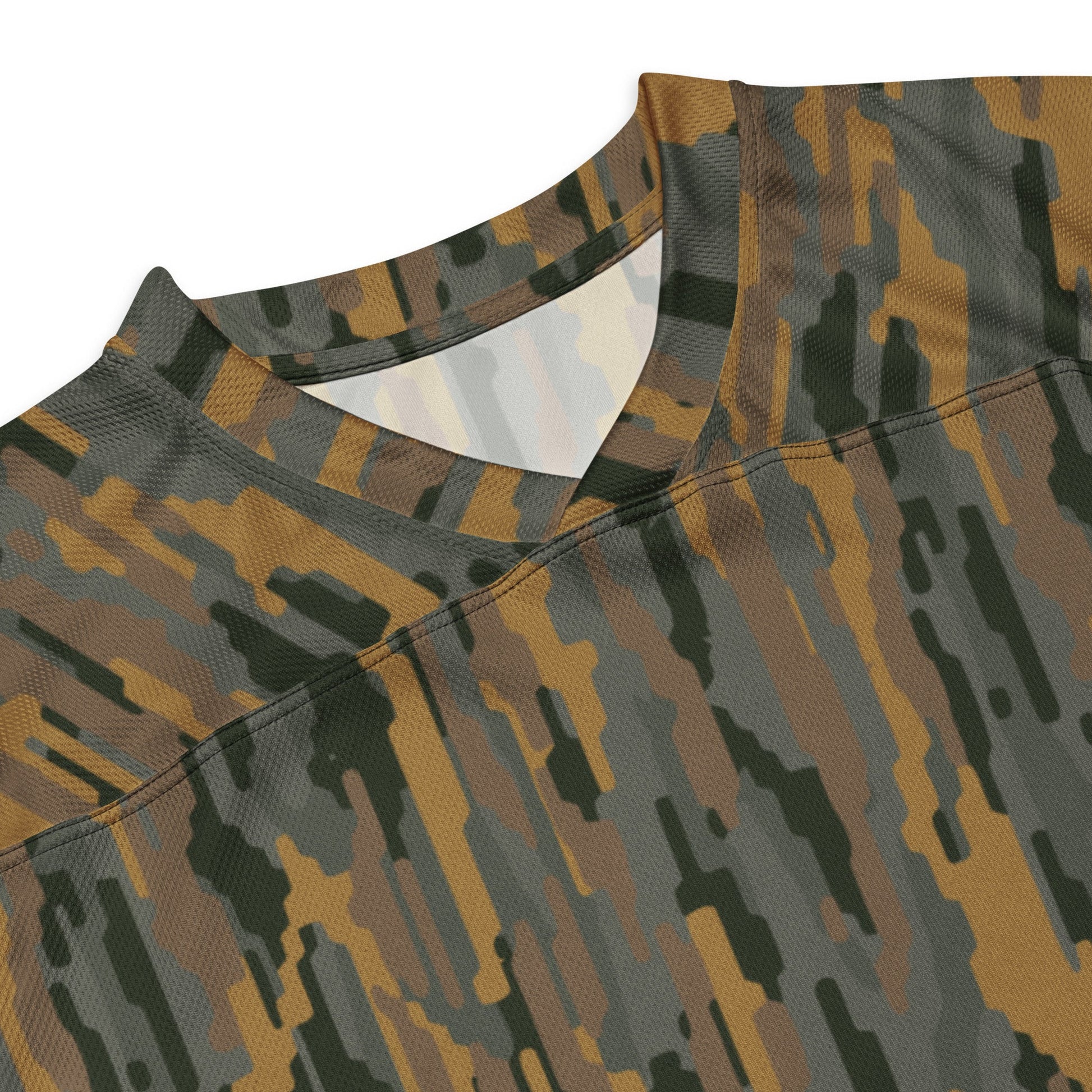 Modern Warfare Urban Vertical Rusty Bark CAMO Unisex Hockey Fan Jersey