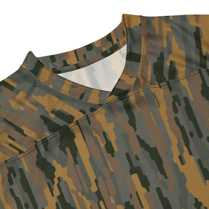 Modern Warfare Urban Vertical Rusty Bark CAMO Unisex Hockey Fan Jersey