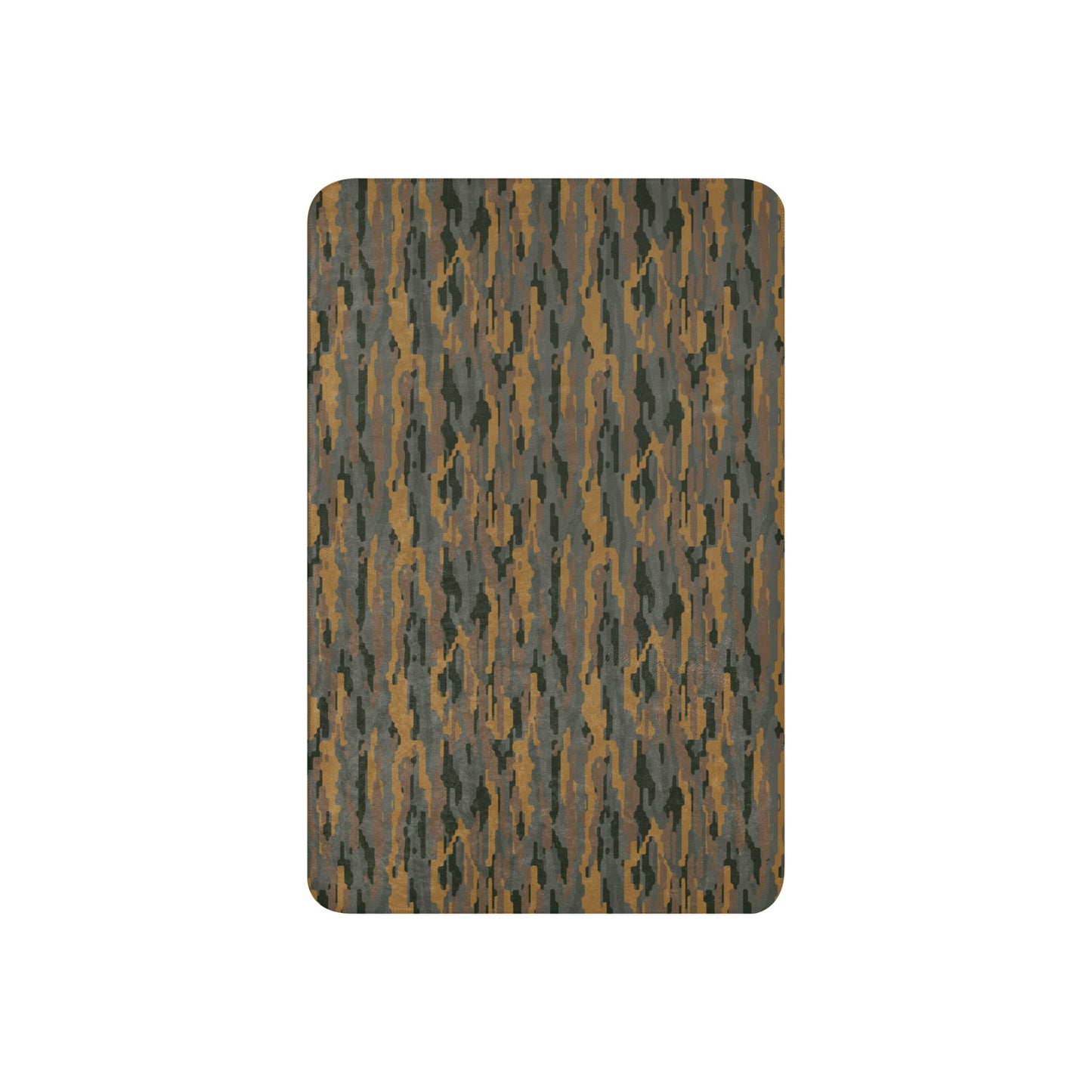 Modern Warfare Urban Vertical Rusty Bark CAMO Sherpa Blanket