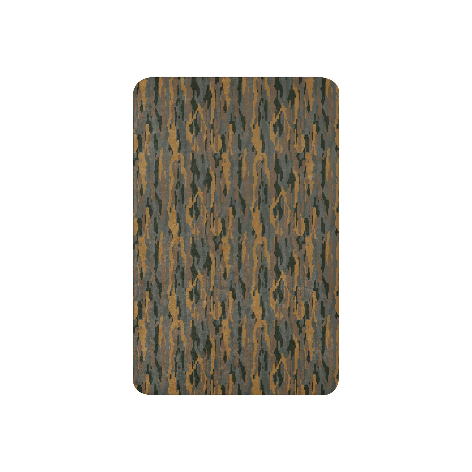 Modern Warfare Urban Vertical Rusty Bark CAMO Sherpa Blanket
