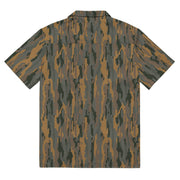 Vertical Timber CAMO Unisex Short-Sleeve Button Shirt - Button-Up