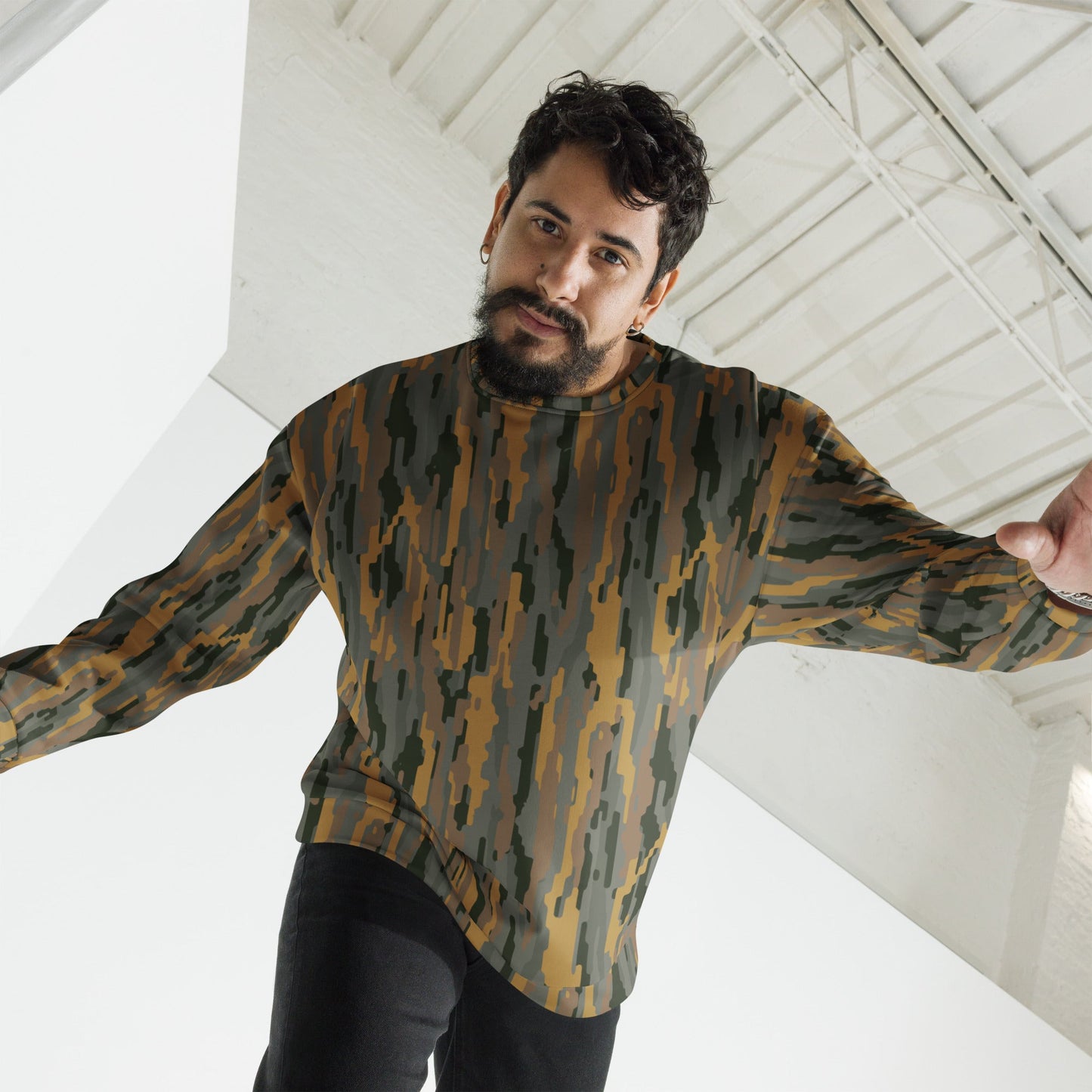 Modern Warfare Urban Vertical Rusty Bark CAMO Unisex Sweatshirt