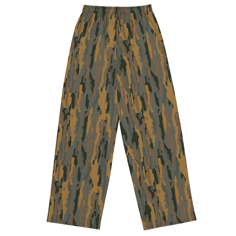 Vertical Timber CAMO Unisex Wide-leg Pants - Leisure