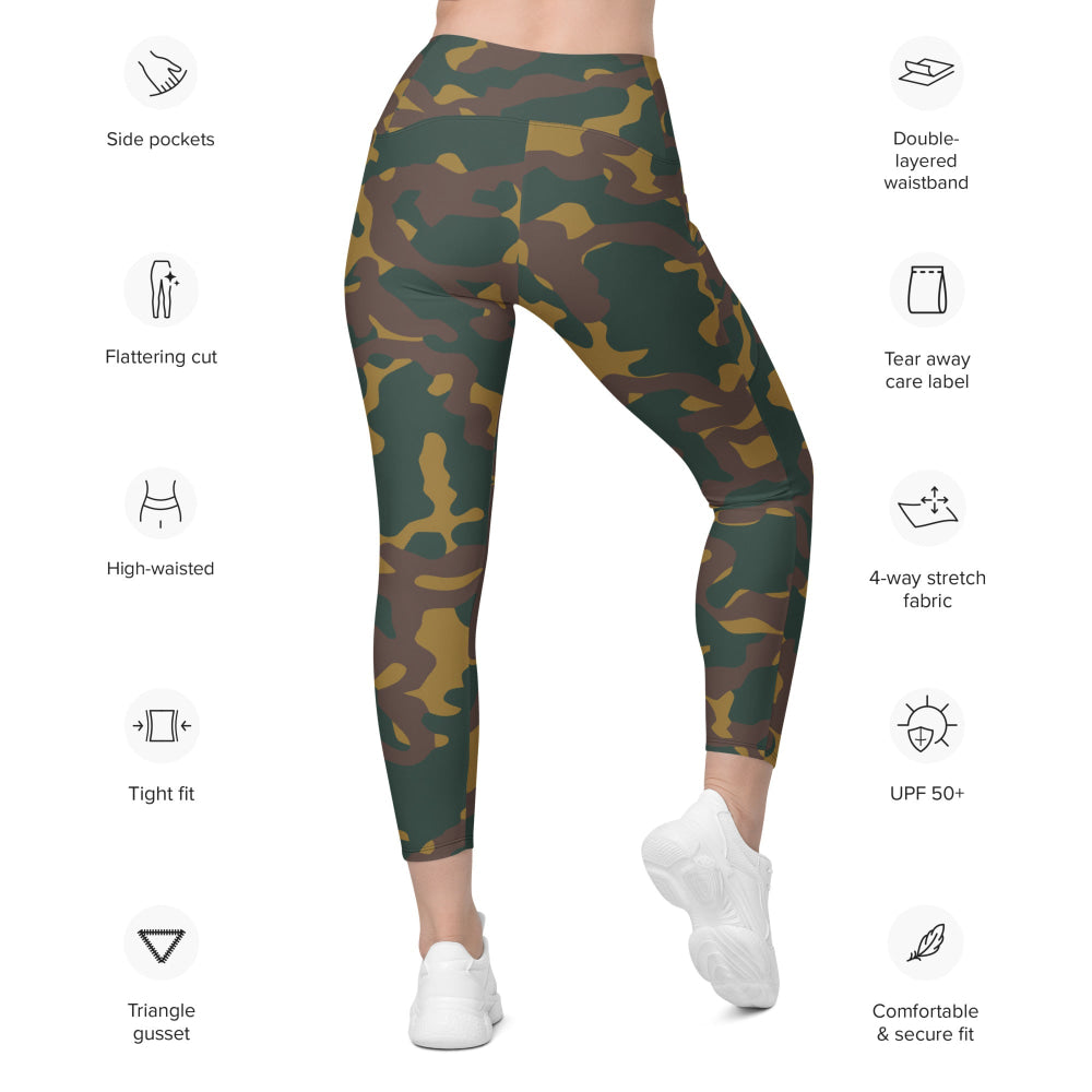 Moldovan TTsKO CAMO Leggings with pockets - Womens With Pockets