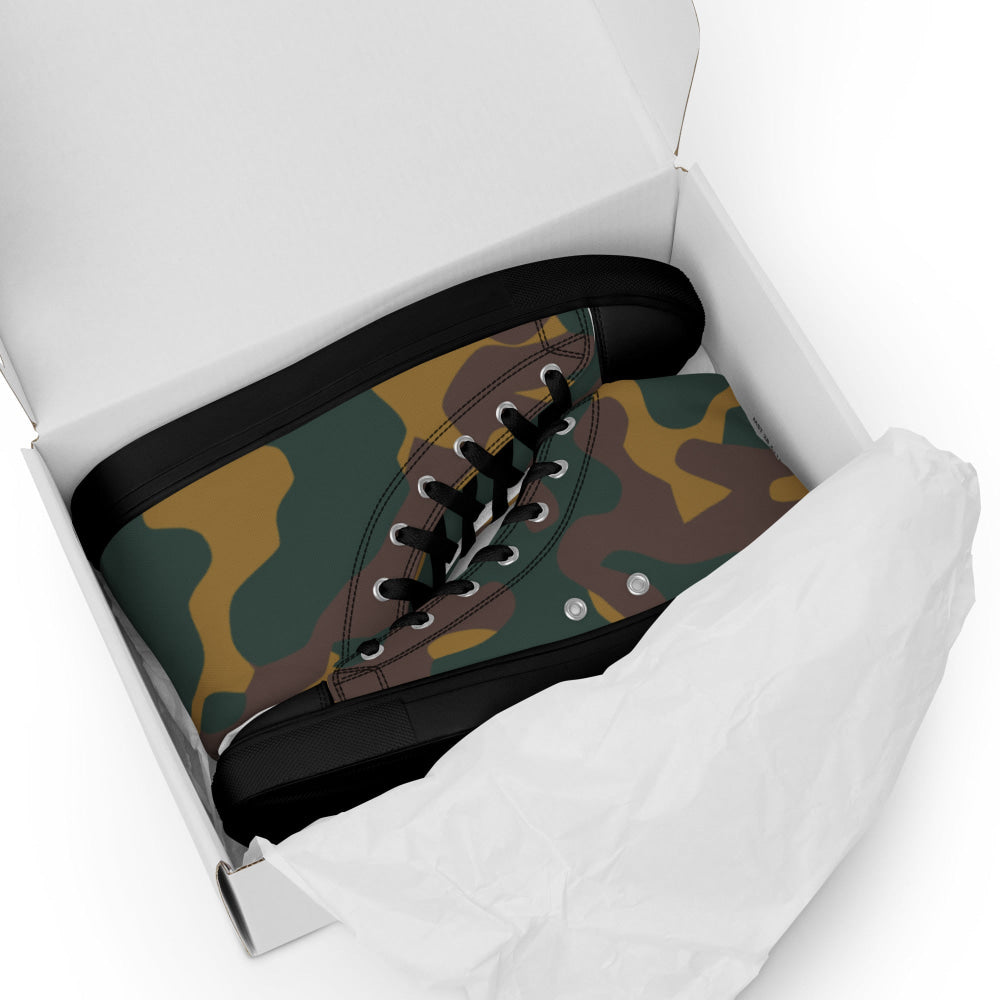 Moldovan TTsKO CAMO Men’s high top canvas shoes - Mens High Top Canvas Shoes