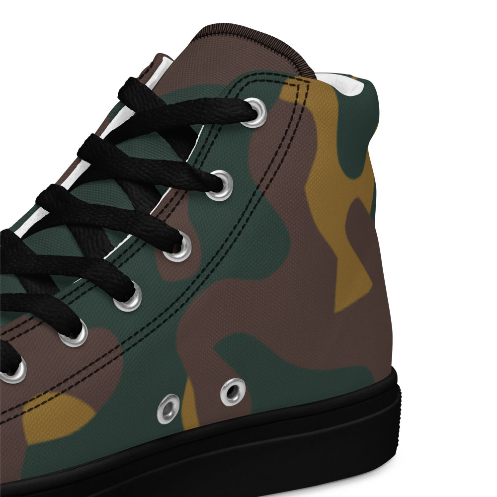 Moldovan TTsKO CAMO Men’s high top canvas shoes - Mens High Top Canvas Shoes