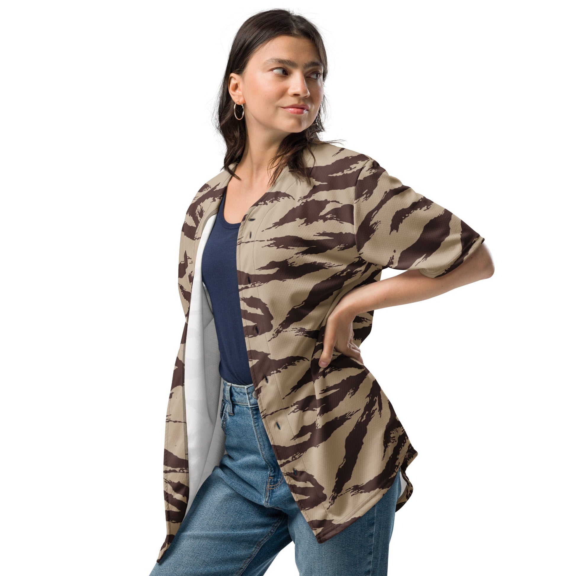 Moroccan Lizard Desert CAMO baseball jersey - Baseball Jerseys