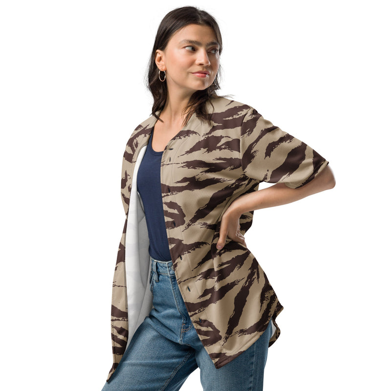 Lizard Moroccan Desert CAMO Unisex Baseball Jersey
