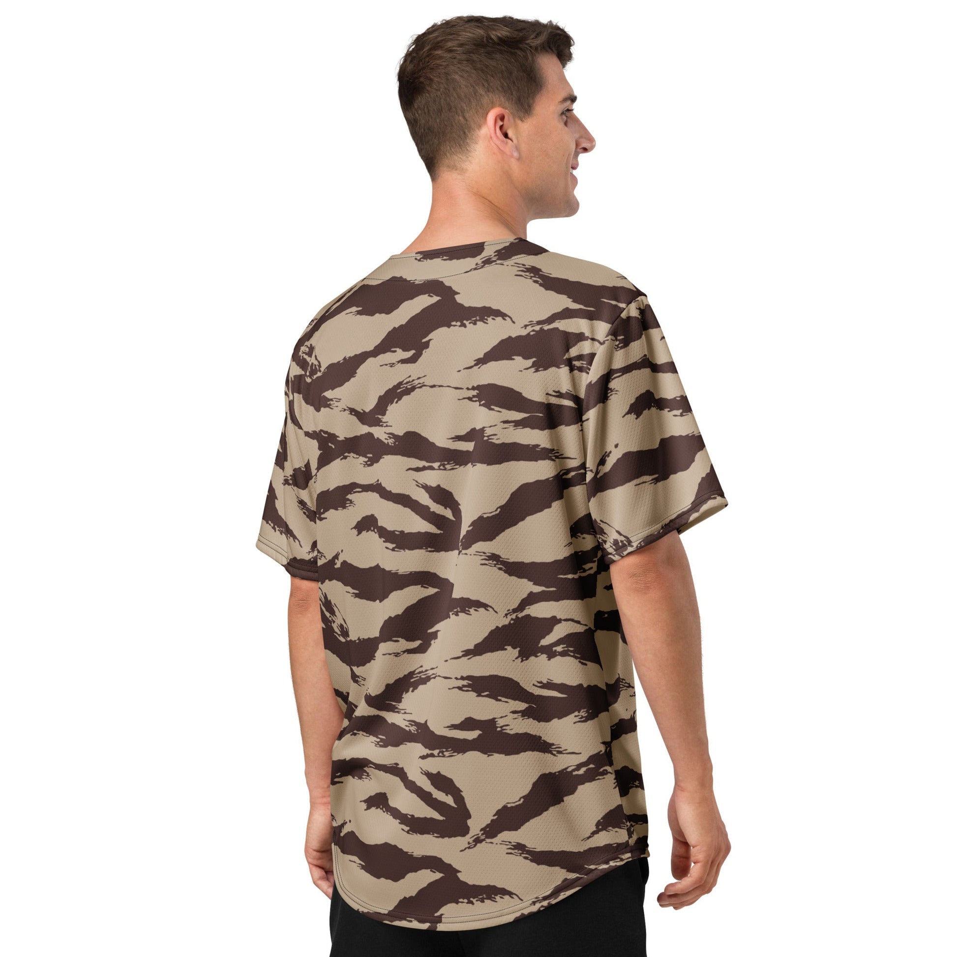 Moroccan Lizard Desert CAMO baseball jersey - Baseball Jerseys