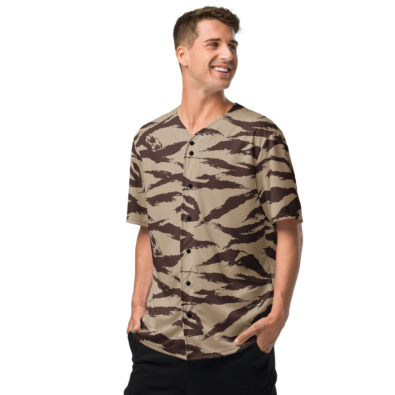 Lizard Moroccan Desert CAMO Unisex Baseball Jersey