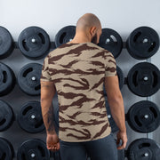 Lizard Moroccan Desert CAMO Mens Athletic T-Shirt - Shirt
