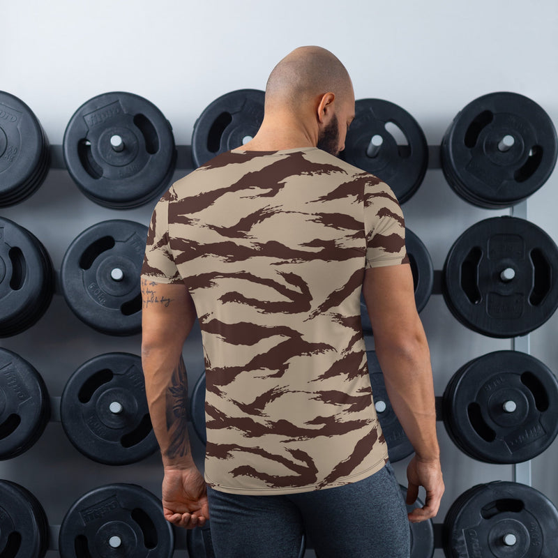 Lizard Moroccan Desert CAMO Mens Athletic T-Shirt - Shirt