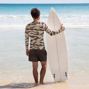 Lizard Moroccan Desert CAMO Mens Long-Sleeve Rash Guard