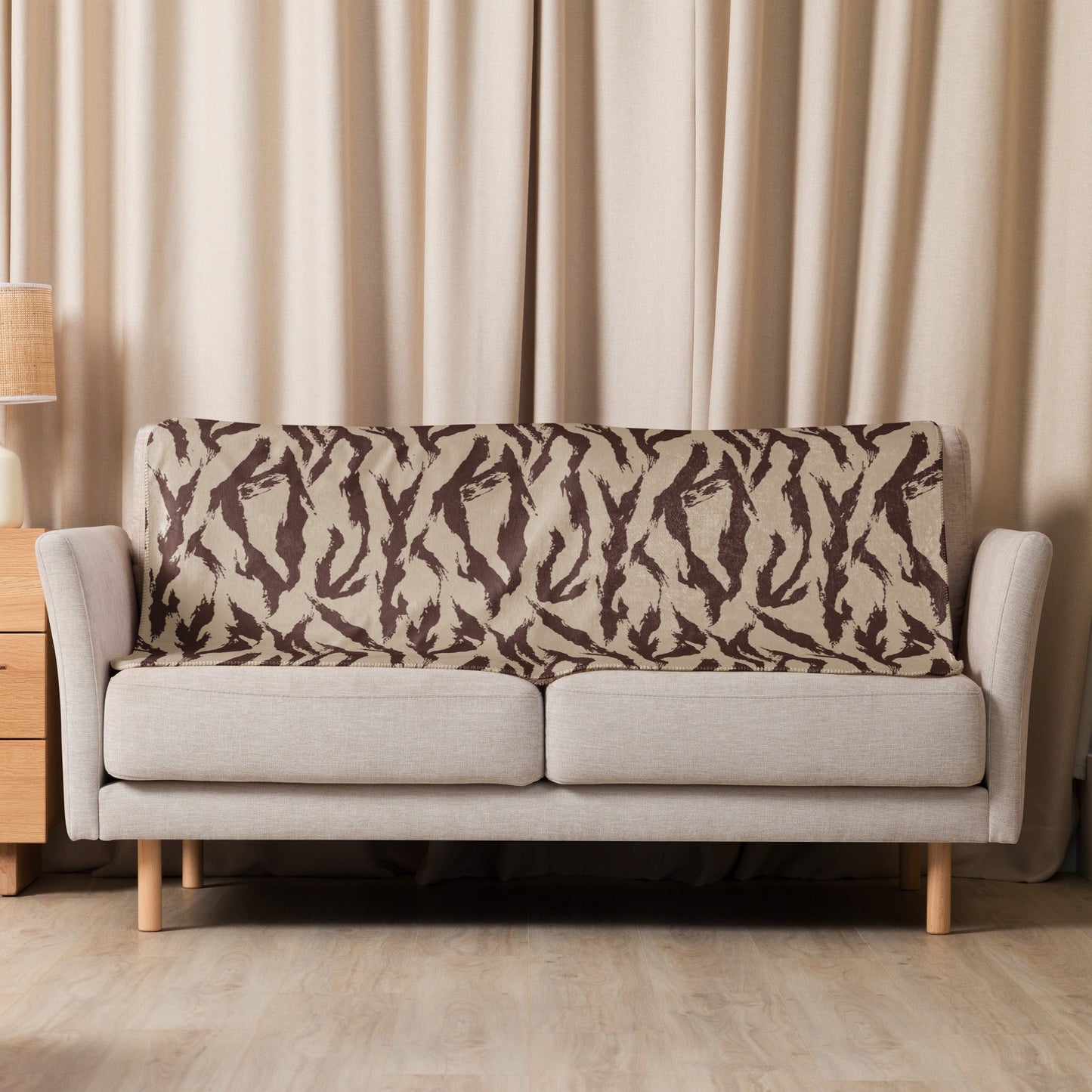 Moroccan Lizard Desert CAMO Sherpa blanket - Blankets