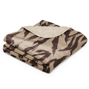 Lizard Moroccan Desert CAMO Sherpa Blanket