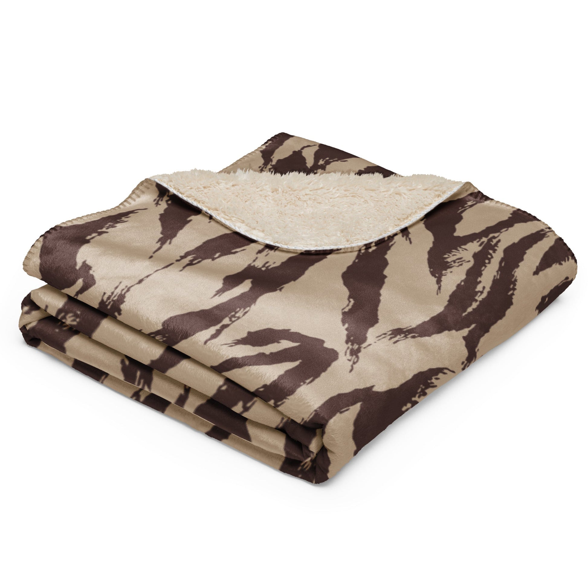 Moroccan Lizard Desert CAMO Sherpa blanket - Blankets