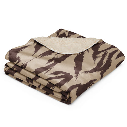 Moroccan Lizard Desert CAMO Sherpa blanket - Blankets