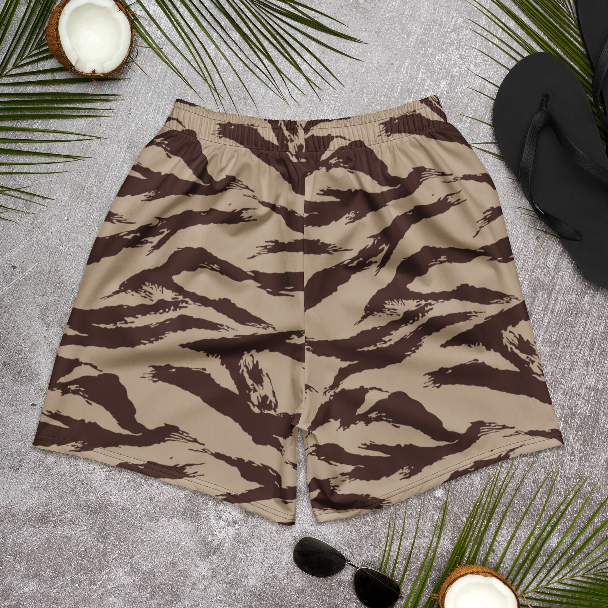 Moroccan Lizard Desert CAMO Unisex Athletic Long Shorts