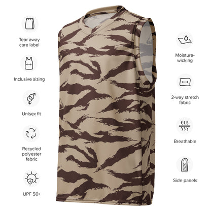 Moroccan Lizard Desert CAMO unisex basketball jersey - Basketball Jerseys