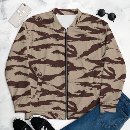Moroccan Lizard Desert CAMO Unisex Bomber Jacket - Jackets