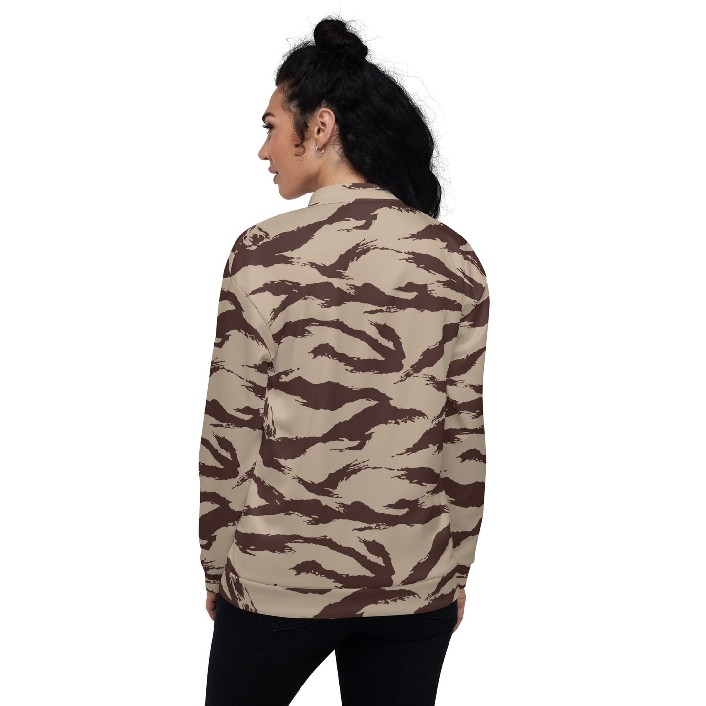 Moroccan Lizard Desert CAMO Unisex Bomber Jacket - Jackets
