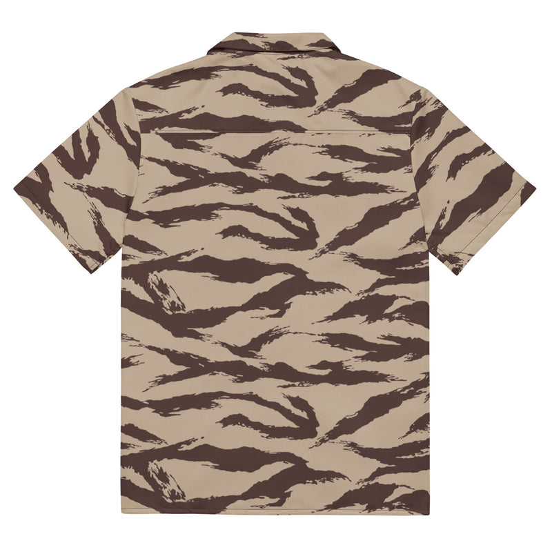 Lizard Moroccan Desert CAMO Unisex Short-Sleeve Button Shirt - Button-Up