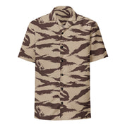 Lizard Moroccan Desert CAMO Unisex Short-Sleeve Button Shirt - Button-Up