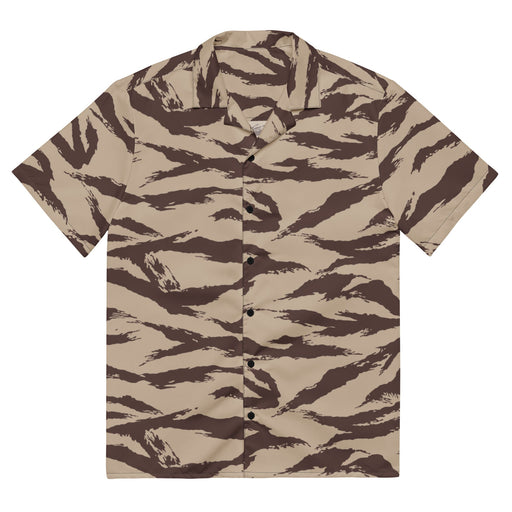 Lizard Moroccan Desert CAMO Unisex Short-Sleeve Button Shirt - 2XS - Button-Up