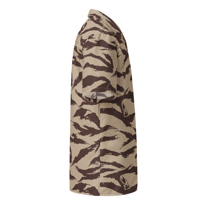 Lizard Moroccan Desert CAMO Unisex Short-Sleeve Button Shirt - Button-Up