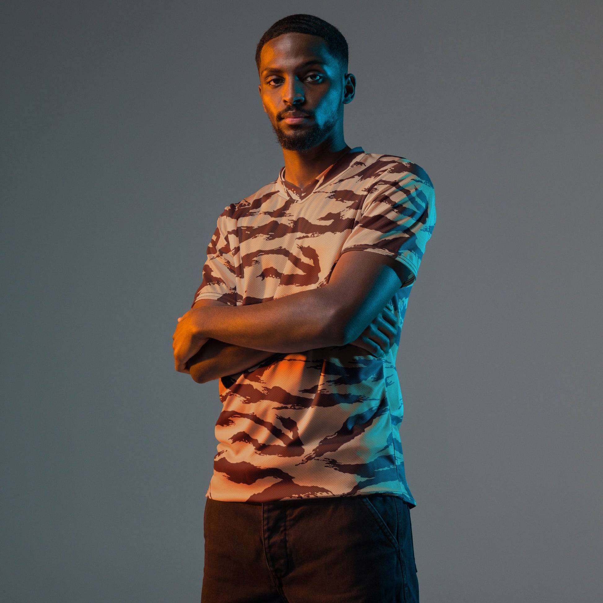 Moroccan Lizard Desert CAMO unisex sports jersey - Sports Jerseys