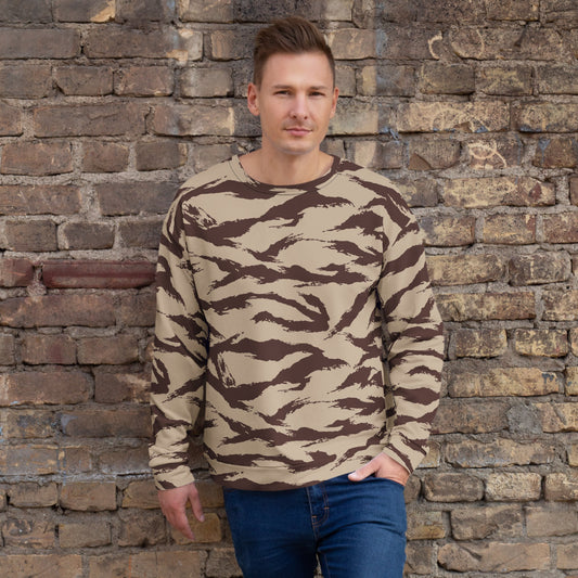 Moroccan Lizard Desert CAMO Unisex Sweatshirt - 2XS - Sweatshirts
