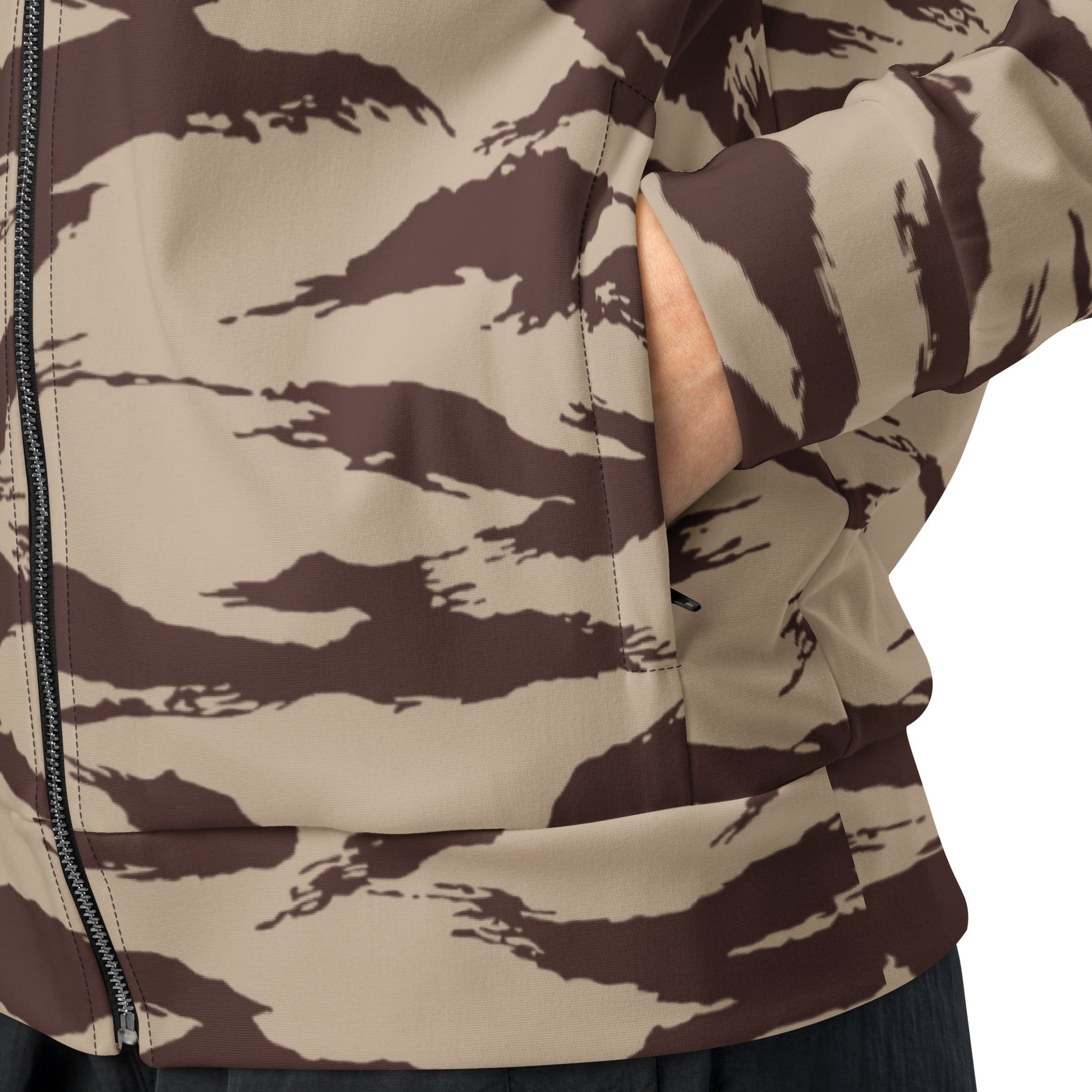 Moroccan Lizard Desert CAMO Unisex track jacket - Track Jackets