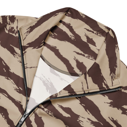 Moroccan Lizard Desert CAMO Unisex track jacket - Track Jackets