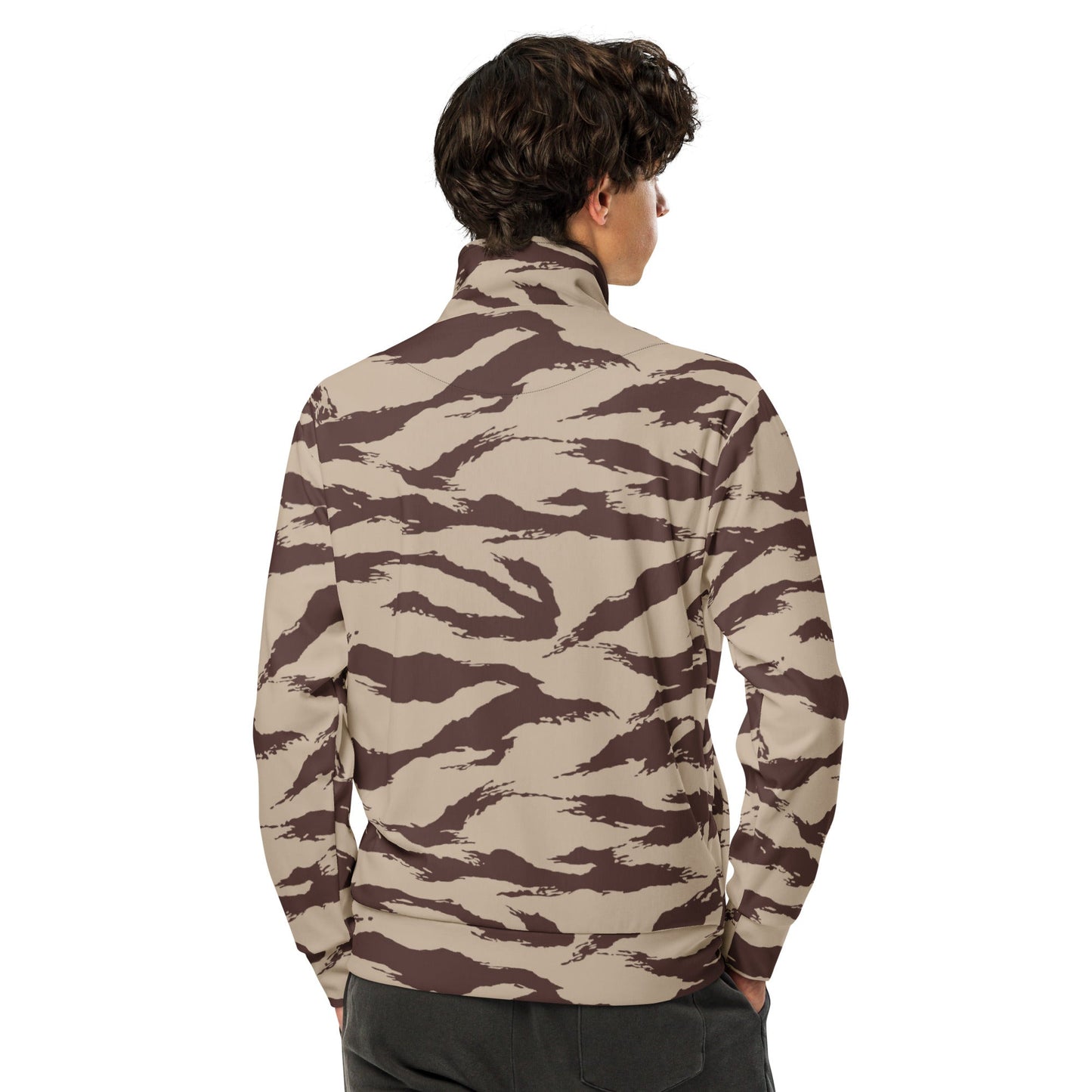 Moroccan Lizard Desert CAMO Unisex track jacket - Track Jackets