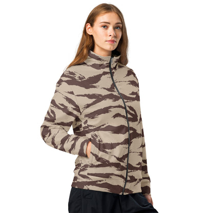 Moroccan Lizard Desert CAMO Unisex track jacket - Track Jackets