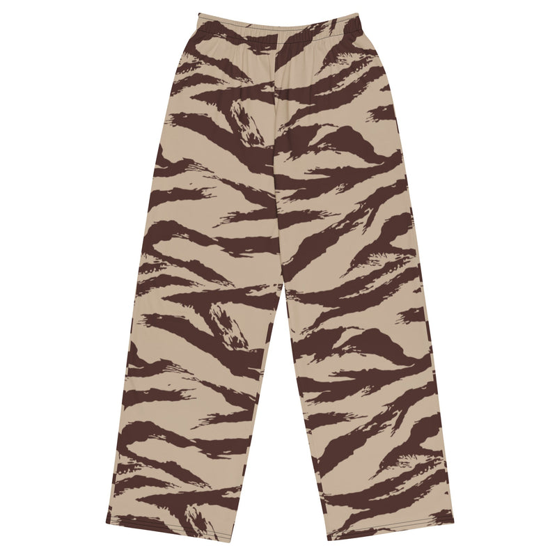 Lizard Moroccan Desert CAMO Unisex Wide-Leg Leisure Pants - 2XS