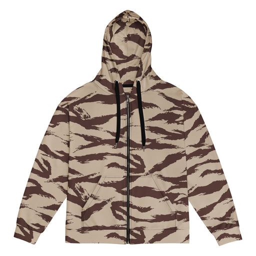 Lizard Moroccan Desert CAMO Unisex Zip Hoodie - 2XS