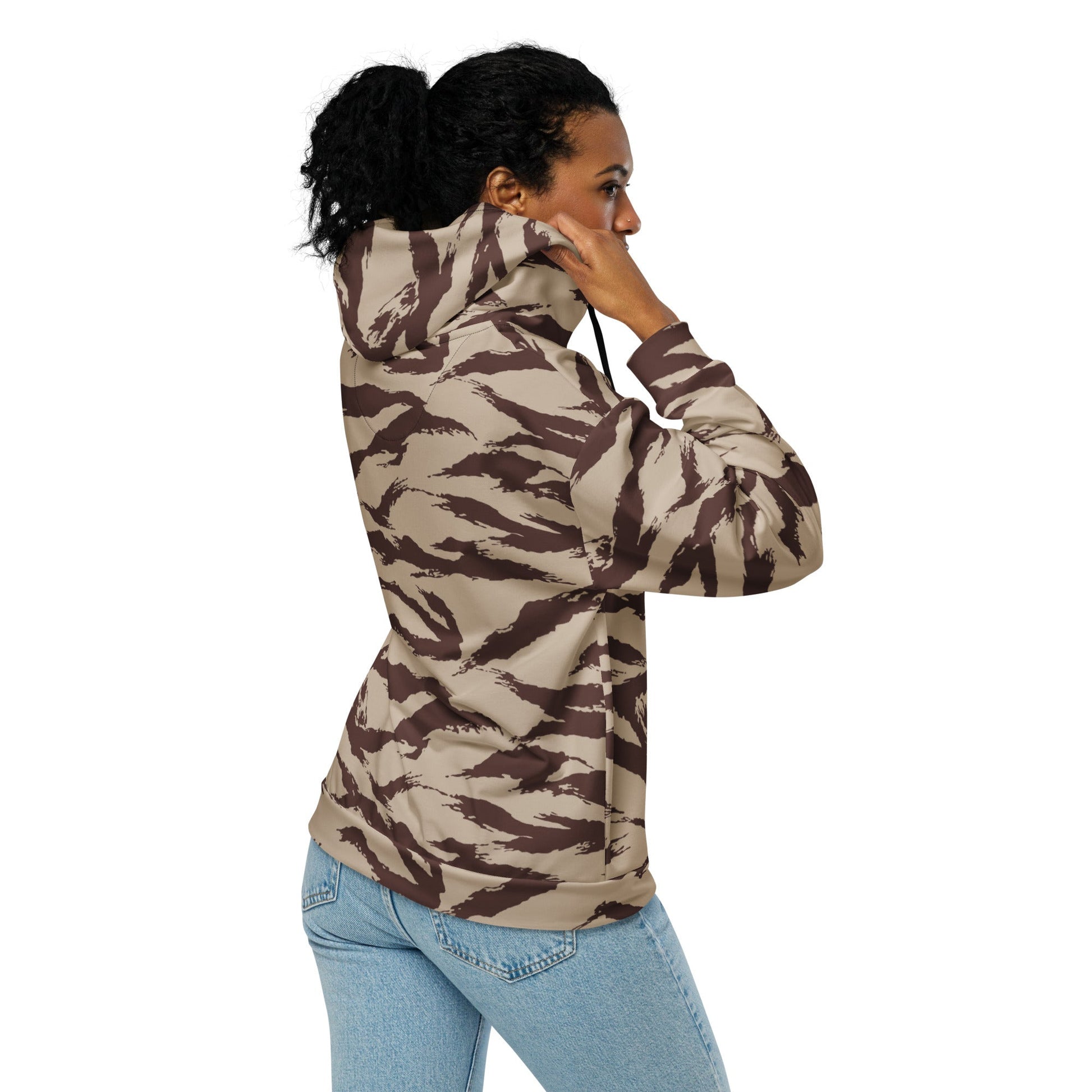 Moroccan Lizard Desert CAMO Unisex zip hoodie - Zip Hoodies