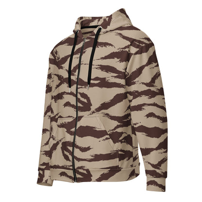 Moroccan Lizard Desert CAMO Unisex zip hoodie - Zip Hoodies