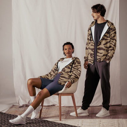 Moroccan Lizard Desert CAMO Unisex zip hoodie - Zip Hoodies